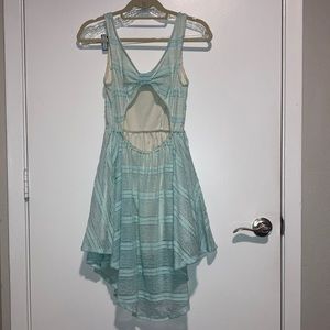 Love, Fire, Mint, Open Back, Mid Length Dress